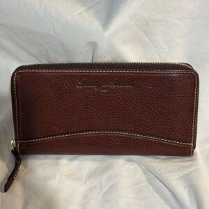 Dooney & Bourke zip around wallet